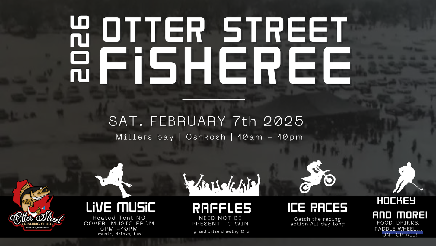 Winter Fisheree Raffle Ticket sold in bundles of 7 ONLY