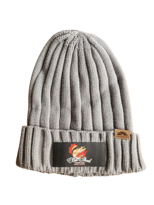 2026 Otter Street Fishing Club Grey Beanie